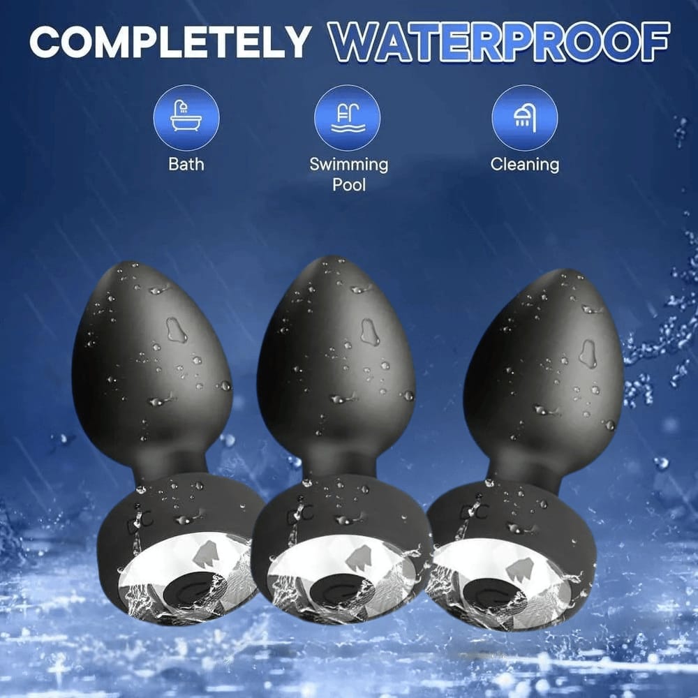 Remote Control Rechargeable Vibrating Plug